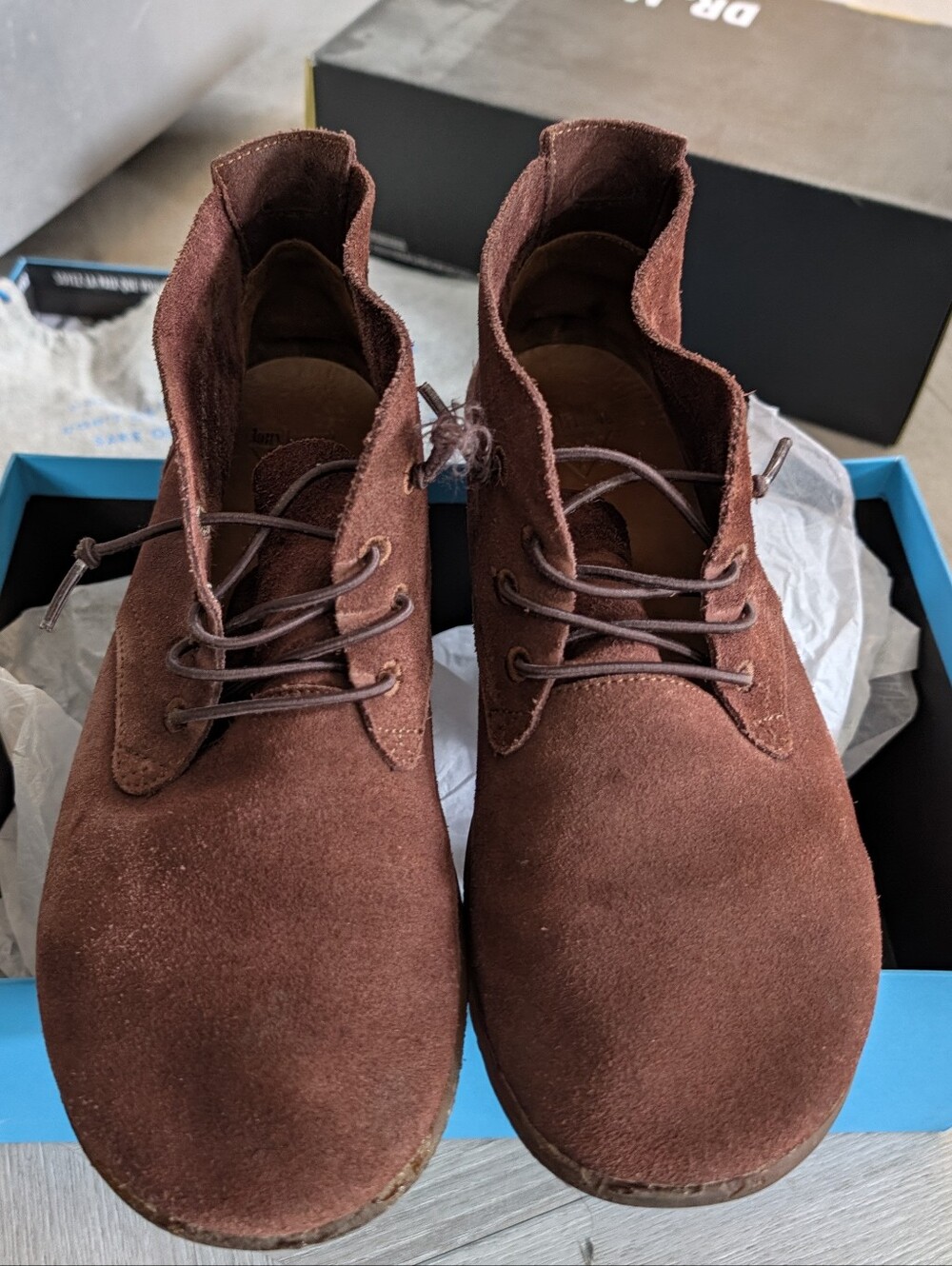 Fluevog Burgundy Suede Boots